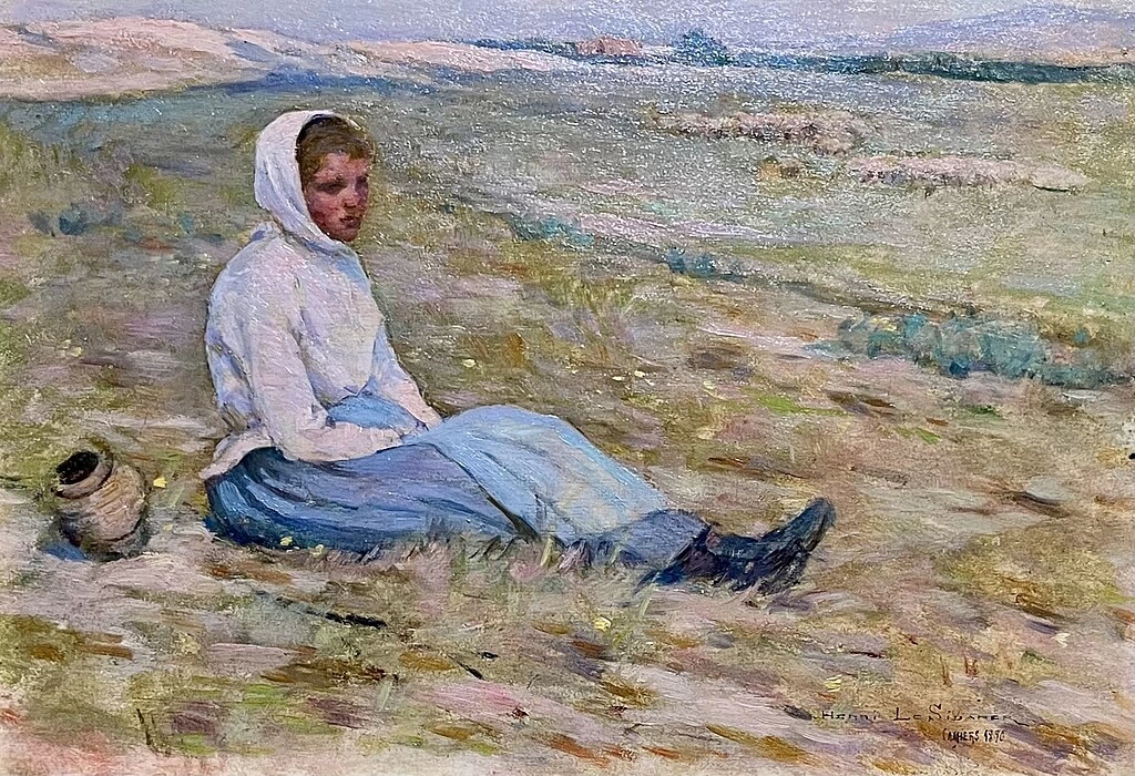 Henri Le Sidaner - 165, La giovane pastorella, 1890